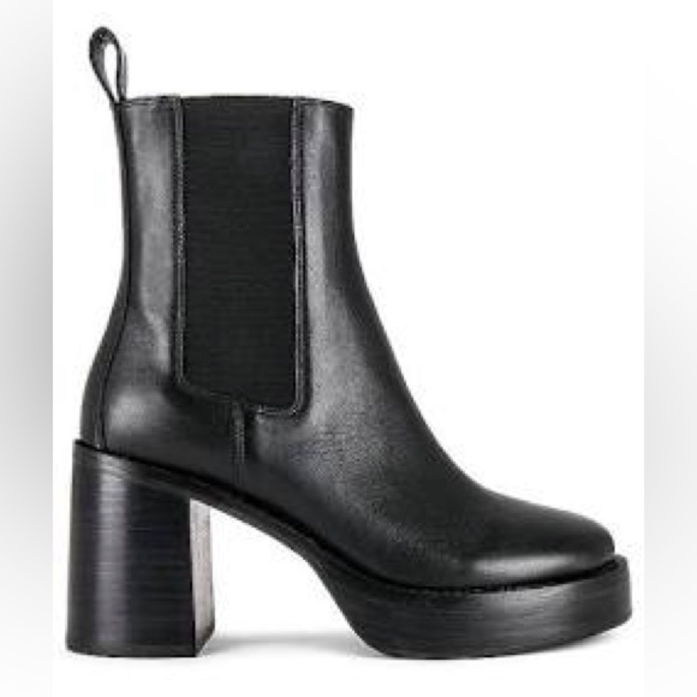 Tony Bianco Tunisia Black Leather Booys